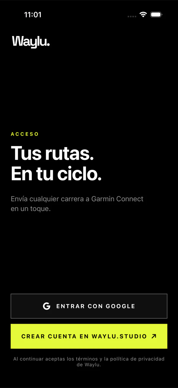 Waylu · acceso